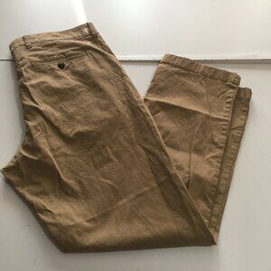 LL Bean Standard Fit Mens Khaki Pants Size 36x30